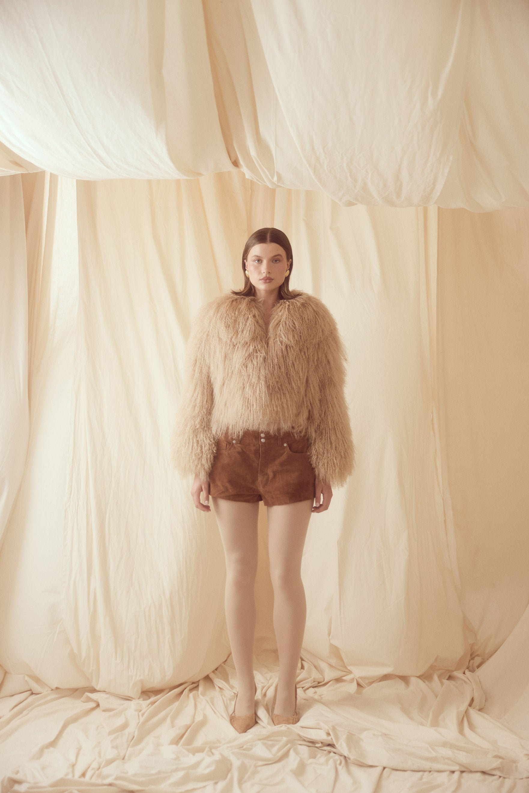 bubish Georgina Jacket - Caramel LAMB WOOL JACKET