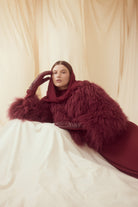 bubish Georgina Jacket - Cherry LAMB WOOL JACKET