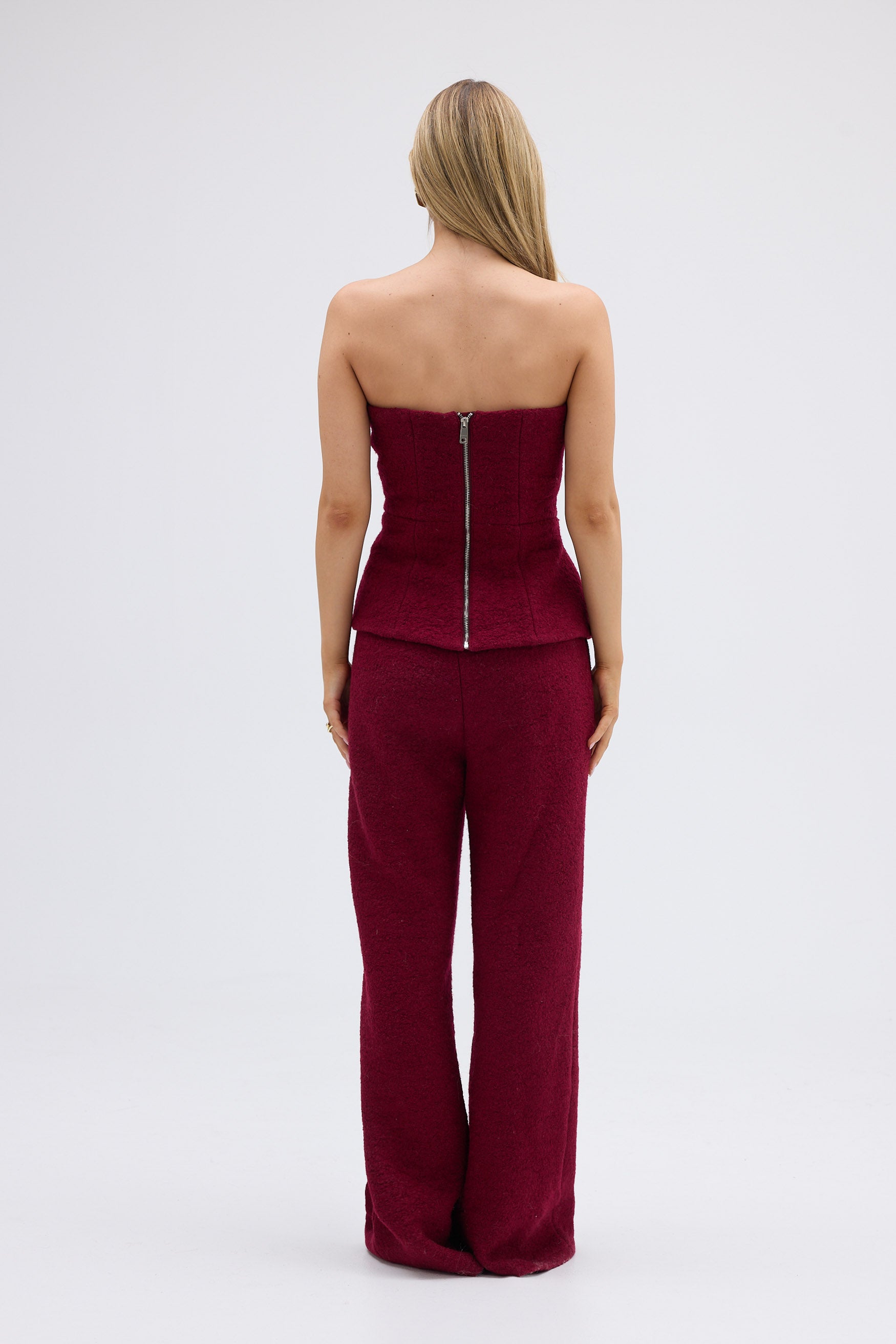 bubish Gracie Boucle Bodice - Cherry TOP