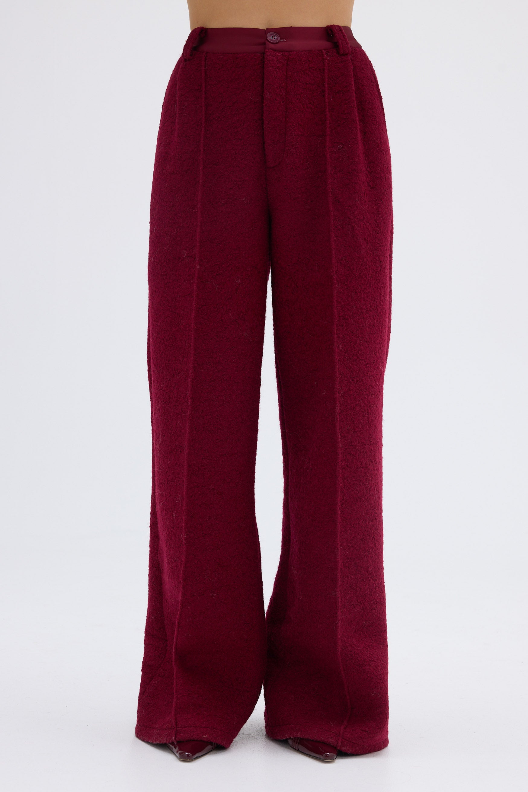 bubish Gracie Boucle Pant - Cherry PANT