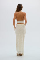 bubish Hailey Cowl Neck Top Ivory TOP