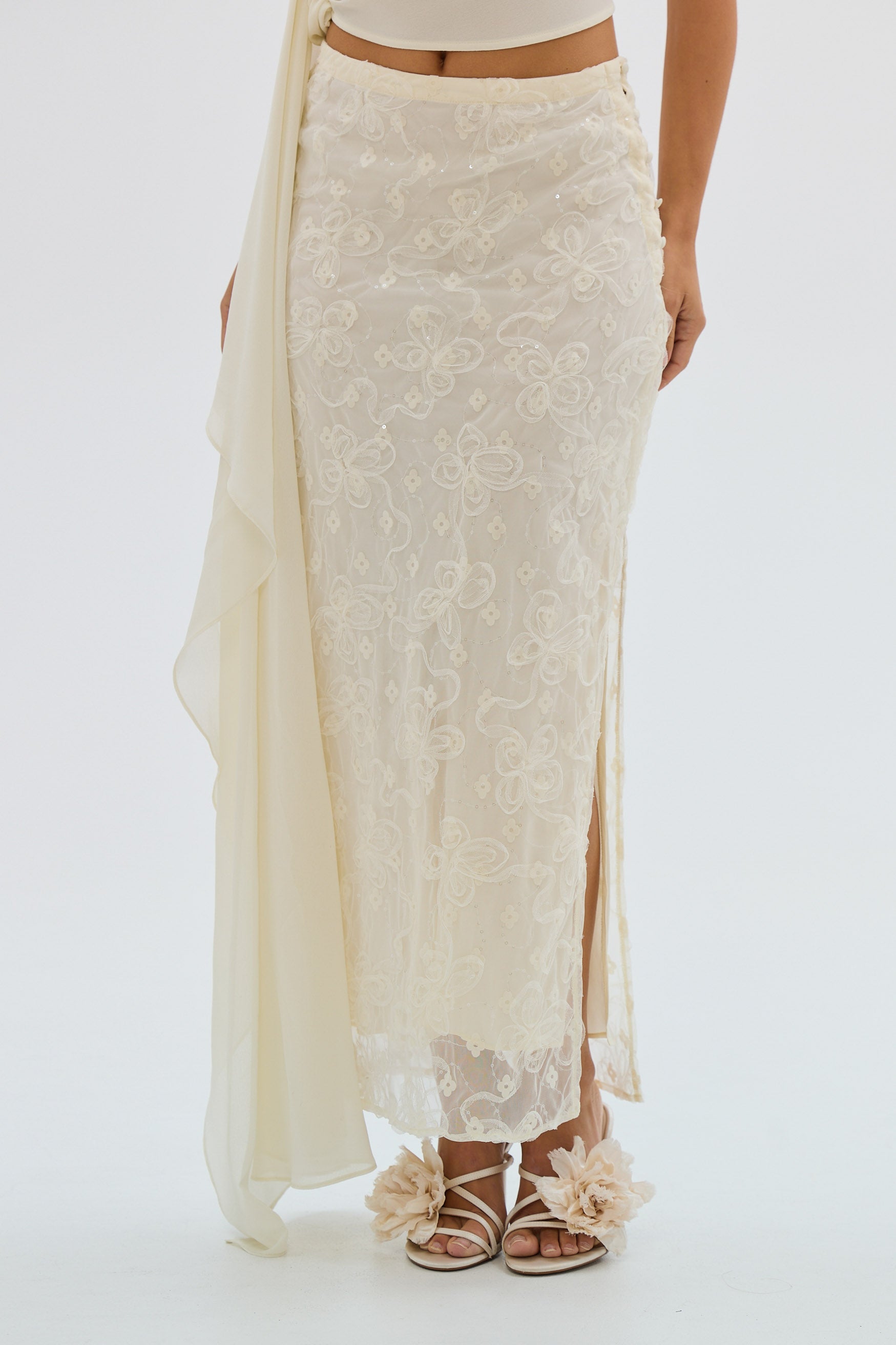 bubish Hazel Sequin Lace Skirt SKIRT