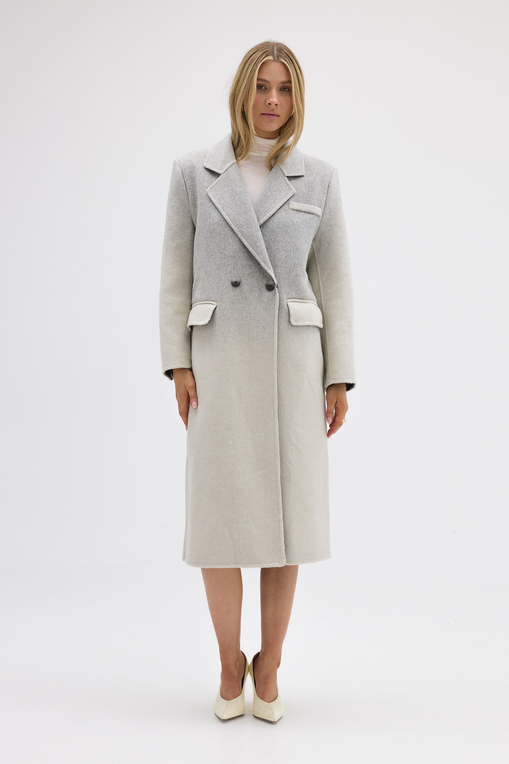 bubish Isla Coat  - Grey Marle COAT