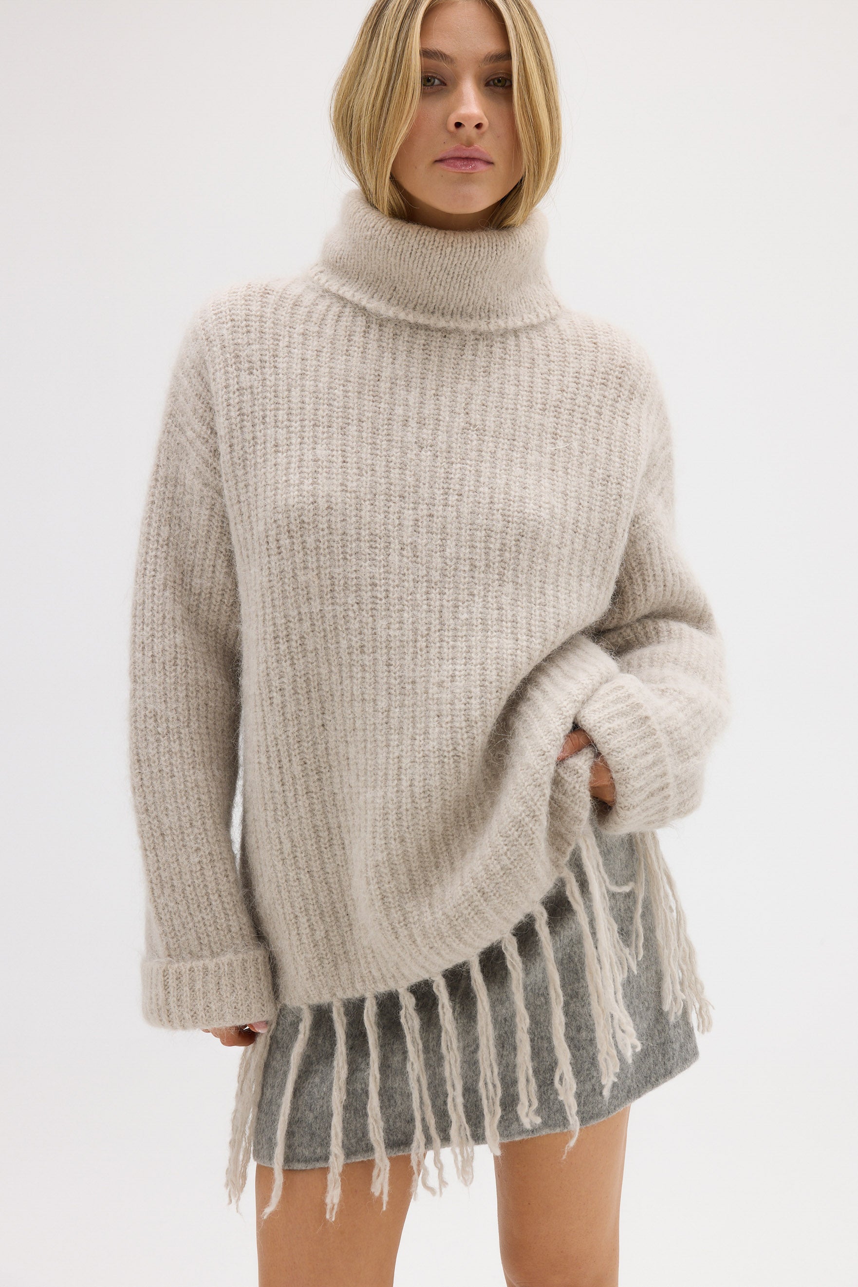 bubish Isla Wool Skirt - Grey Marle WOOL SKIRT