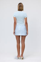 bubish Jules Mini Skirt Pale Blue