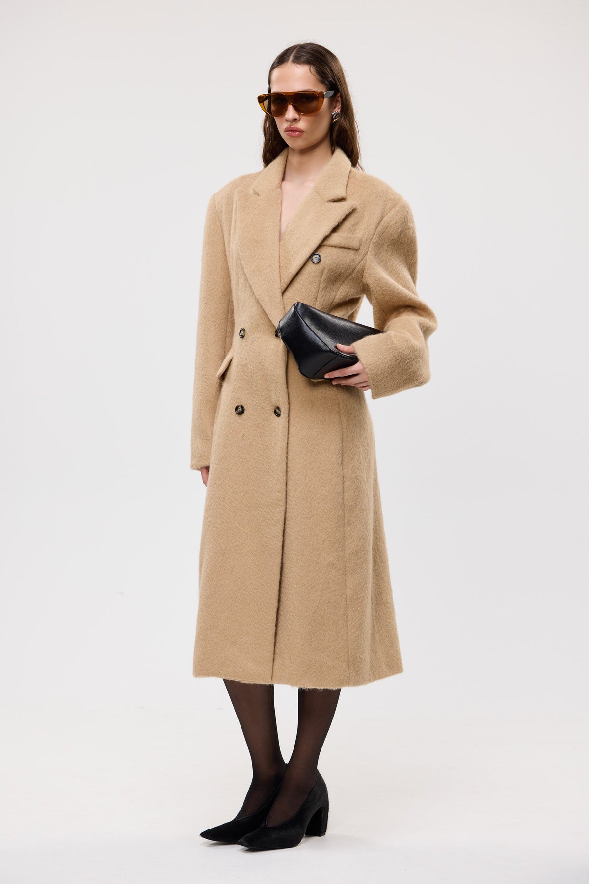 bubish Maddison Cinched Coat Caramel TAN COAT