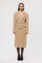 bubish Maddison Cinched Coat Caramel TAN COAT