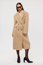 bubish Maddison Cinched Coat Caramel TAN COAT
