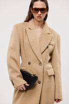 bubish Maddison Cinched Coat Caramel TAN COAT