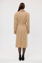 bubish Maddison Cinched Coat Caramel TAN COAT
