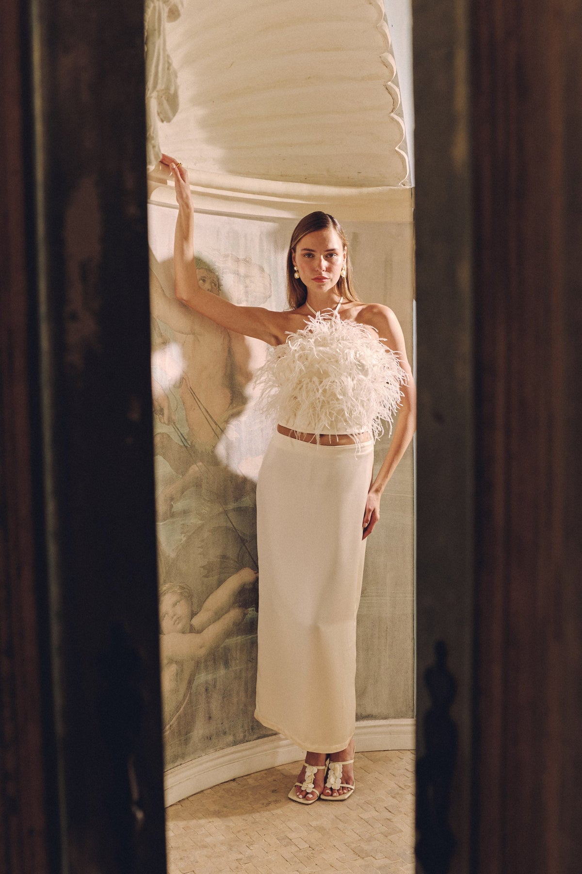 bubish Matilda Maxi Skirt Ivory MAXI SKIRT