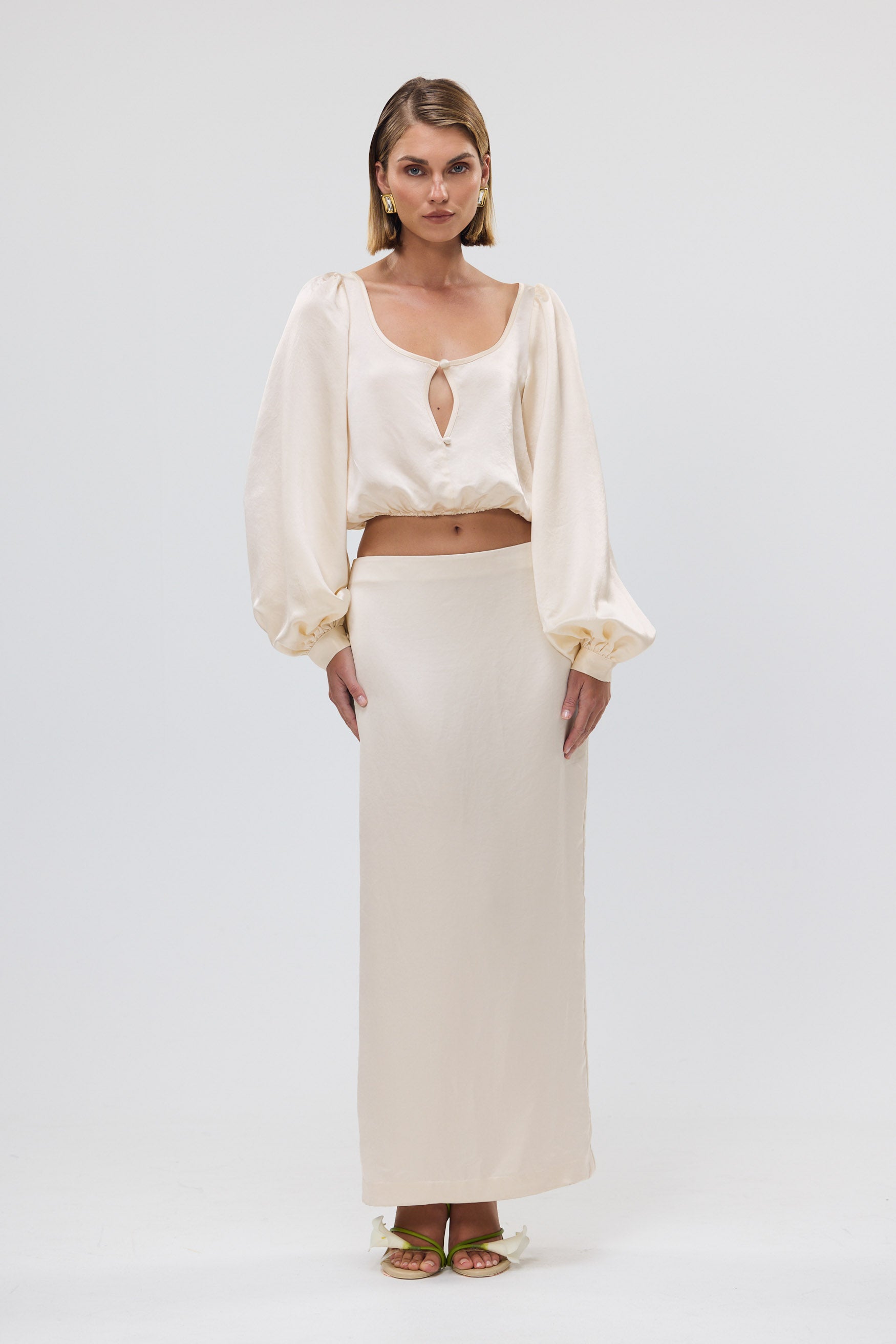 bubish Matilda Maxi Skirt Ivory MAXI SKIRT