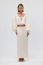 bubish Matilda Maxi Skirt Ivory MAXI SKIRT