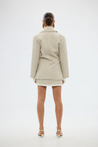 bubish Mattie Cinched Blazer - Natural MINI SKIRT