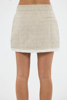 bubish Mattie Mini Skirt - Natural MINI SKIRT