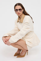 bubish Olivia Cinched Country Jacket Ivory JACKET