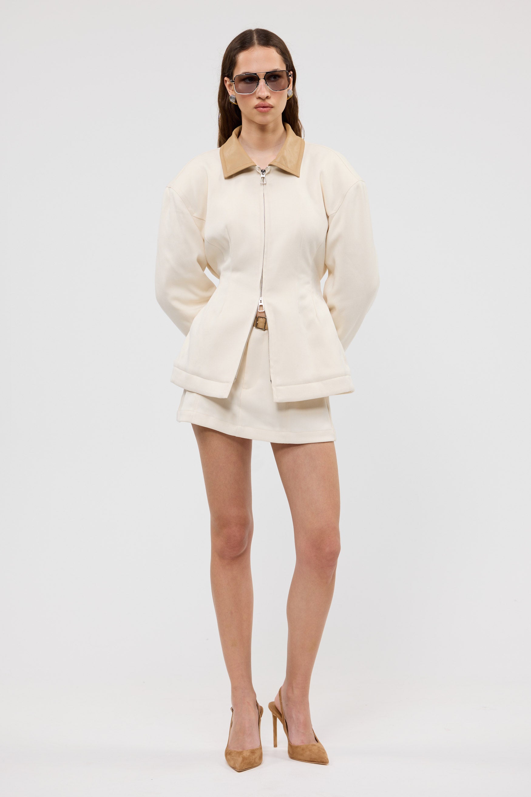 bubish Olivia Skirt Ivory MINI SKIRT