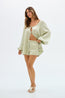 Penelope Bow Hot Short - Pistachio