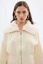 bubish Ruby Wool Knit Cardigan Ivory KNIT CARDIGAN JACKET