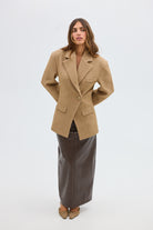 bubish Saskia Cinched Blazer Caramel BLAZER