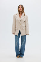 bubish Saskia Cinched Blazer Dove Grey BLAZER