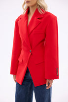 bubish Saskia Cinched Blazer - Red BLAZER