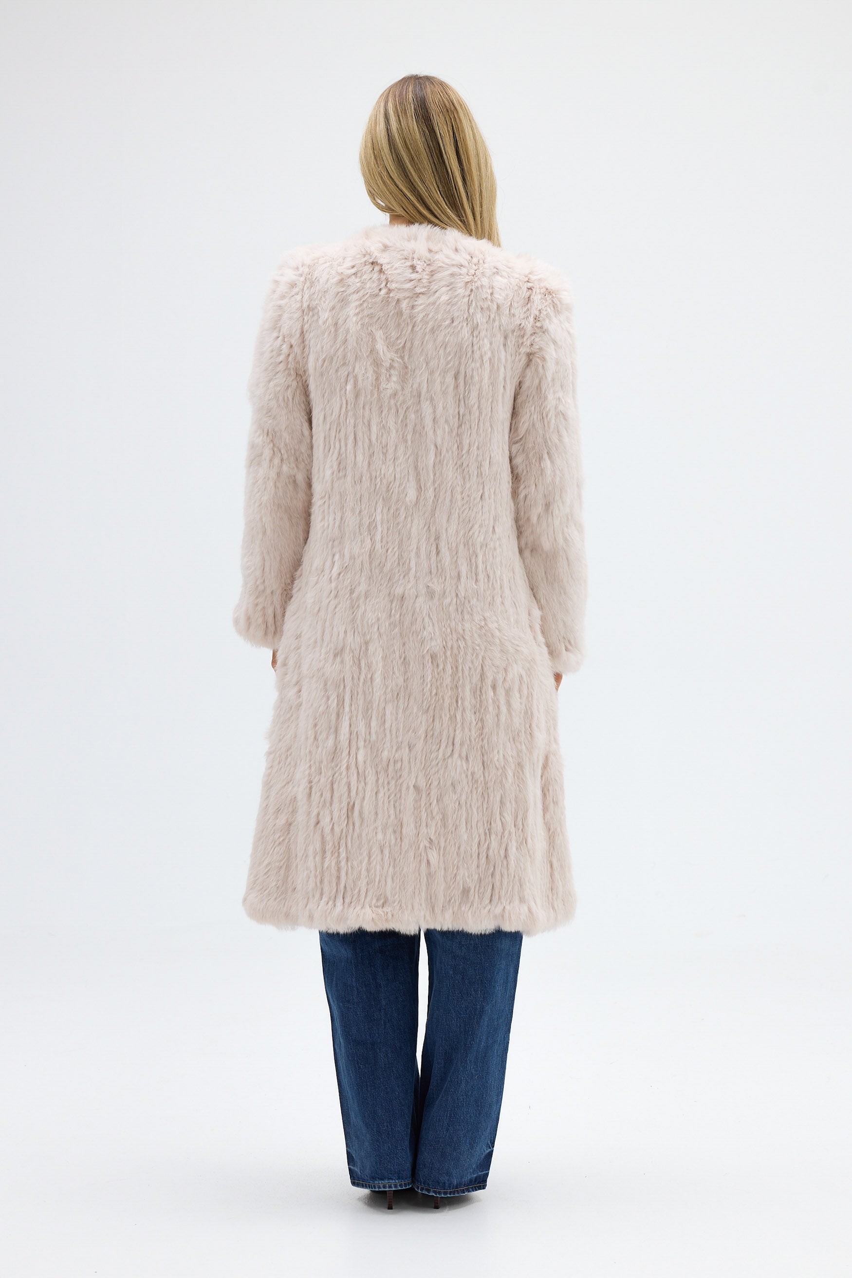 bubish Stella Fur Coat Stone JACKET
