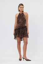 bubish Talia Mini Dress Leopard PARTY DRESS