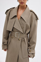 bubish Dillon Trench Coat - Taupe TRENCH COAT
