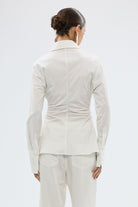 bubish Ellidy Cinched Shirt - White SHIRTS