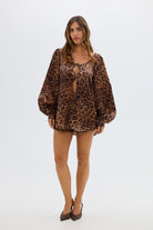 bubish Penelope Blouse Leopard TOP