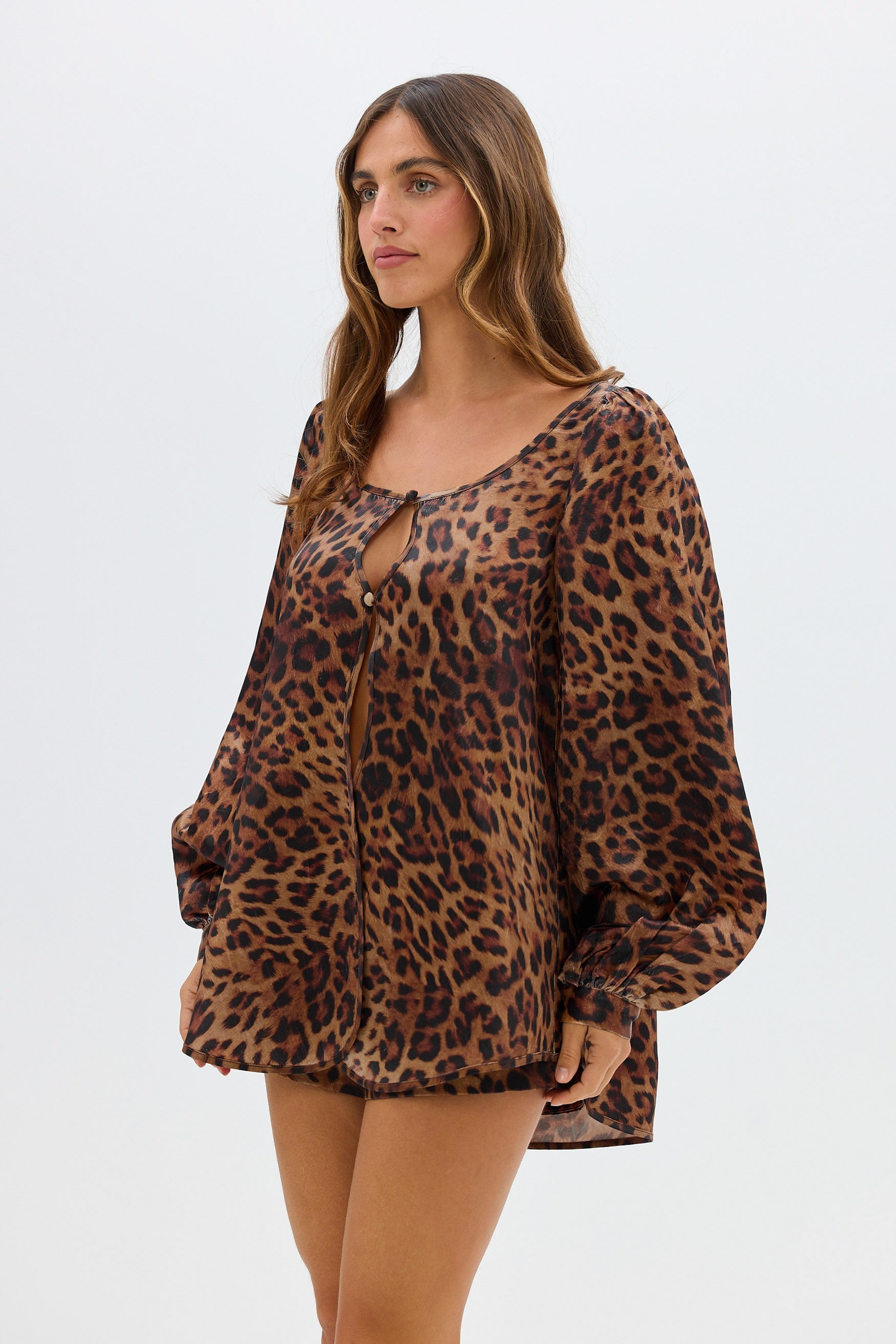 bubish Penelope Blouse Leopard TOP