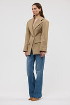 bubish Saskia Cinched Blazer Caramel WORK BLAZER